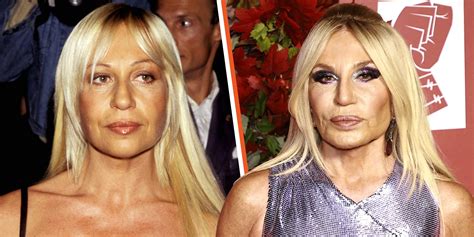 versace in the 90s|donatella versace then and now.